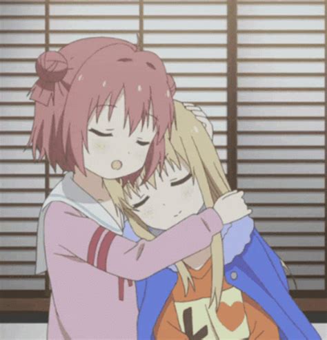 boob hug anime|Anime Cuddle GIFs